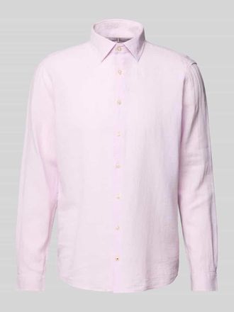 Cinque Regular Fit Freizeithemd aus Leinen-Baumwoll-Mix Modell STEVEN in Rose, Gr&ouml;&szlig;e M