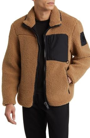 Moose Knuckles Saglek Fleece Jacket in Woodsmoke at Nordstrom, Size Medium