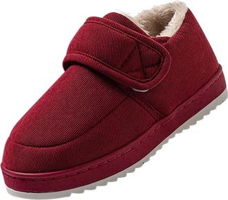 Generic WomenS Wide Fit Slippers - Memory Foam Slippers Ladies Comfy House Shoes Indoor Comfortable Othopaedic Slipper Fashion Thickened Diabetic Foot Shoes S