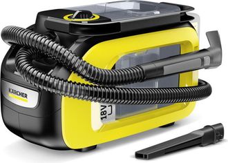 Karcher K&auml;rcher Lava-aspiradora Se 3-18 Compact A Bater&iacute;a 18 V, Potencia: 200 W, &Aacute;rea: 6,5 M&sup2;, Duraci&oacute;n De Bater&iacute;a: 12-24 Min, Recipiente De Agua: 1,6 L, Func