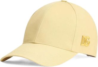 Dolce & Gabbana Cappello da baseball in misto cotone - Giallo