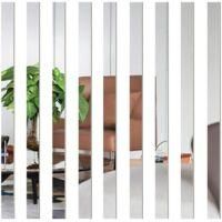 OEM 20 Piezas De Adhesivos De Pared De Espejo Acr&iacute;lico, Azulejos De Espejo Autoadhesivos, Tira Larga, Mosaico De Espejo Acr&iacute;lico, Decoraci&oacute;n De Pared Plat