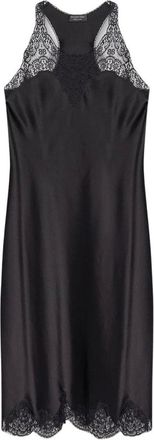 Balenciaga Party Dresses, female, Black, Size: L Satin Strappy Midi Dress