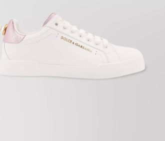 Dolce & Gabbana leather sneakers low-top lateral logo