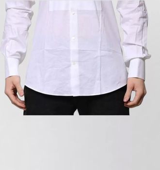 Dolce & Gabbana cotton poplin long-sleeve shirt