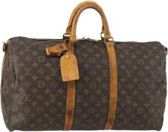 Louis Vuitton Pre-owned Weekend Bags, female, Brown, Size: ONE SIZE Pre-owned Weekend Bag
