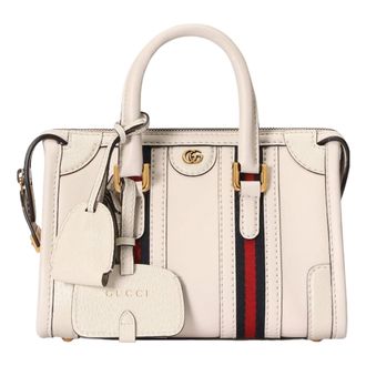 Gucci (WMNS) Gucci Mini Top Handle Bag With Double G White 715771-AAA0O-9041