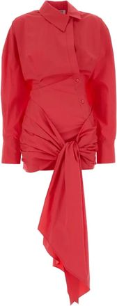 The Attico Chemisier a maniche lunghe - Rosso