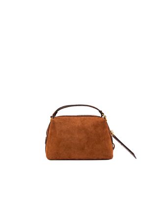 Gianni Chiarini Womens Handbag Alifa Suede Cognac Handbags Hand Bags