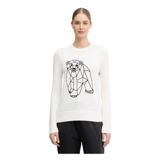 Emporio Armani Emporio Armani Ea7, Truien & Vesten, Dames, Beige, L, Wol, Wool Blend Sweater