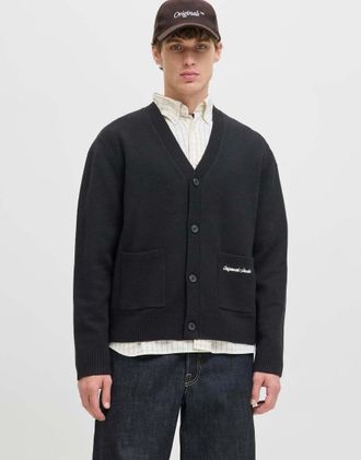 Jack & Jones Cardigan in maglia nero