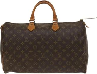 Louis Vuitton Pre-owned Handbags, female, Brown, Size: ONE SIZE Pre-owned Canvas Handbag