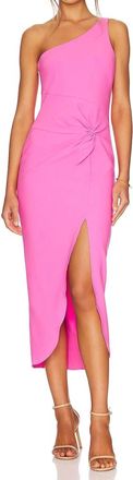 LIKELY Merilou Midi Dress In Pink Sugar