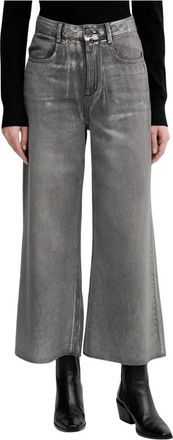 Benetton Gekreukte Jeans - Dames - Jeans - Grijs - Maat: W29 Katoen