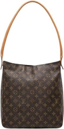 Louis Vuitton Pre-owned Shoulder Bags, female, Brown, Size: ONE SIZE Pre-owned The Looping GM