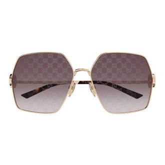 Gucci Sunglasses, female, Yellow, Size: 61 MM Gg2163S Sunglasses