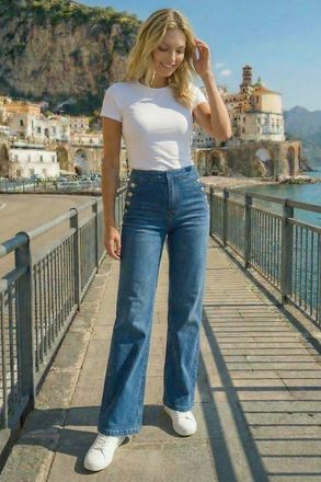 Roman Buttoned Pocket Jeans