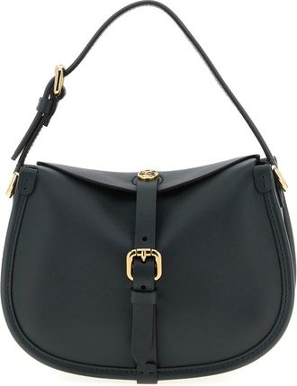 Etro Small Leather Pony Bag - Dames - Schoudertassen - Groen - ONE Size - Leer - Tassen