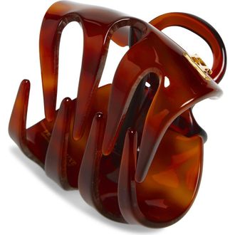 L. Erickson Signature Small Octo Clip in Tortoise at Nordstrom