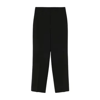 Theory Wool Trousers - female - Theory - Straight Trousers - Black - XS - Trousers