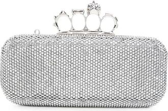 Alexander McQueen Mujer, Bolsos, Gris, Talla: ONE Size