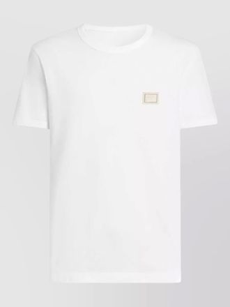 Dolce & Gabbana crew neck short sleeve cotton shirt