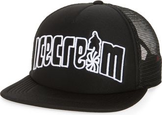 Icecream Outline Trucker Hat in Black at Nordstrom