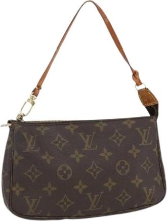 Louis Vuitton Pre-owned Shoulder Bags, female, Brown, Size: ONE SIZE Pre-owned Pouch