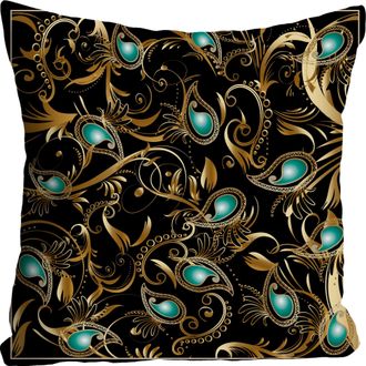 Queence Dekokissen »Ornament« Kissenhülle ohne Füllung, 1 Stück