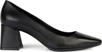 Geox 65mm Giselda block-heel pumps - women - Polyurethane/Sheep Nappa Leather/Synthetic Rubber/Leather - 40 - Black