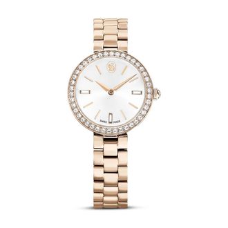Swarovski Elegante Gouden Dameshorloge Certa Design - Dames - Horloges - Wit - ONE Size - Accessoires