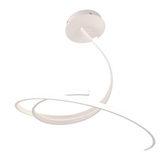 Luce-Ambiente-Design Plaf&oacute;n Led Kinetic en Aluminio Blanco 40w Con Interruptor CCT