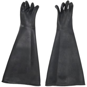 OEM Guantes De L&aacute;tex Para Chorro De Arena De 65 Cm (25,6 Pulgadas), Protecci&oacute;n Contra Desgaste Para Aplicaciones Industriales -crezuo