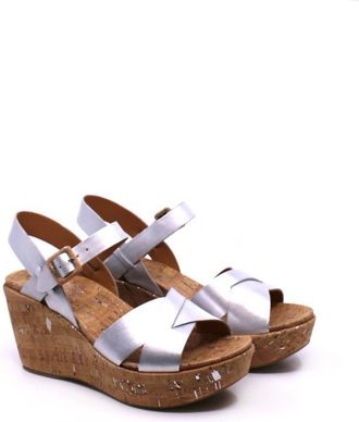 Kork-ease Womens Ava 2.0 Wedge In Silver