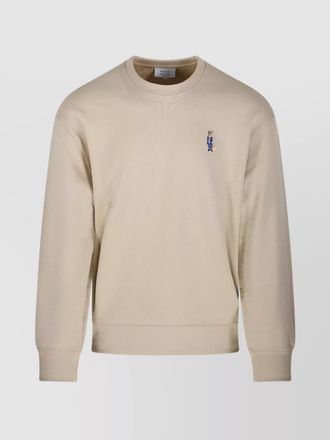Maison Kitsun&eacute; fox dressed sweatshirt comfort