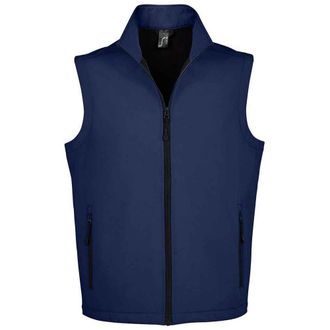 SOLS Unisex Race Softshell Gilet voor volwassenen (Franse marine)