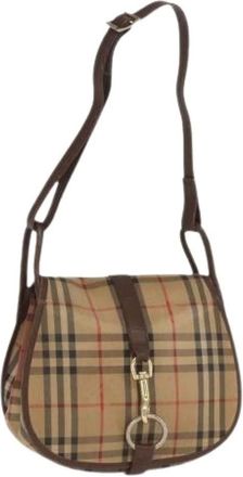 Burberry Pre-owned Cross Body Bags, female, Beige, Size: ONE SIZE Pre-owned Shoulder Bag