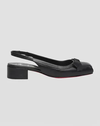 Christian Louboutin 30mm Mamaflirt Sling Ballerina Slingback Pumps
