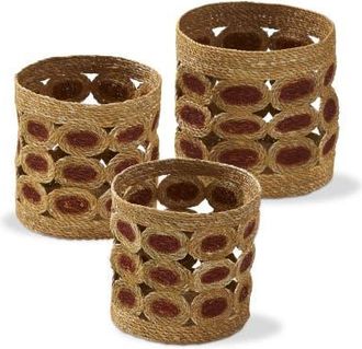 Tag Cumilla Decorative Seagrass Basket Multicolor Easy Care in Multicolored at Nordstrom
