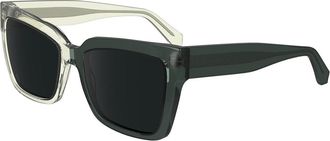 Calvin Klein Jeans CKJ24606S 006 Womens Sunglasses Green Size 54