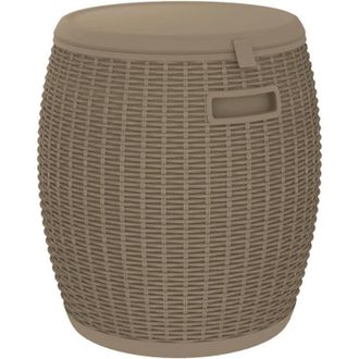vidaXL Contenitore da Giardino 4 in 1 Polipropilene Marrone Chiaro vidaXL