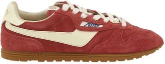Autry Elegante Windspin Low Su&egrave;de Sneakers - Heren - Sneakers - Bruin - 41 EU - Su&egrave;de - Schoenen