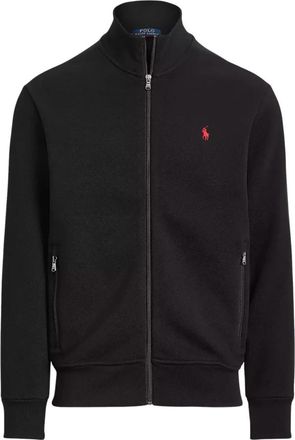 Ralph Lauren Zwarte rits hoodie - Heren - Vesten met rits - Zwart - L - Hoodies & sweatvesten