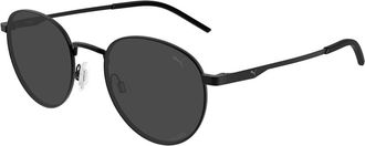 Puma PU0535S Polarized 005 Mens Sunglasses Black Size 50