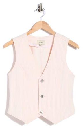 DL1961 Stripe Denim Vest in Pink Stripe at Nordstrom Rack, Size Small