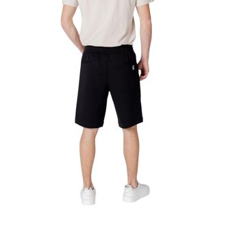 A|X Armani Exchange Cotton-Blend Bermuda Shorts - Black