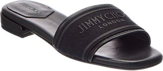Jimmy Choo London Joa Canvas & Leather Sandal
