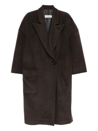 A.N.G.E.L.O. Vintage Cult Cappotto con bottoni anni 80 - Marrone
