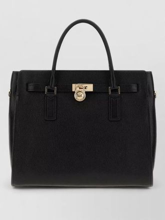 Michael Kors hamilton moderne leather tote bag top handles