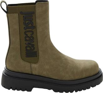 Just Cavalli Schoenen, Dames, Groen, 38 EU, Suède, Stivaletto Ecocamoscio